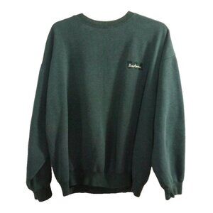 Vintage Boss America by BROOKHURST green-ish blue knit sweatshirt men's size XL